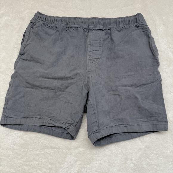 Free Fly Stretch Canvas Shorts 6” Slate Fishing Hiking Outdoor Men's M Bamboo - Picture 1 of 11